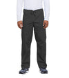Pewter - Unisex Drawstring Cargo Scrub Pants