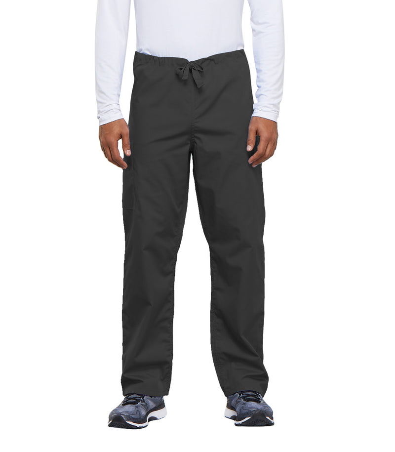 Pewter - Cherokee WW Originals Unisex Scrub Pants - Front View