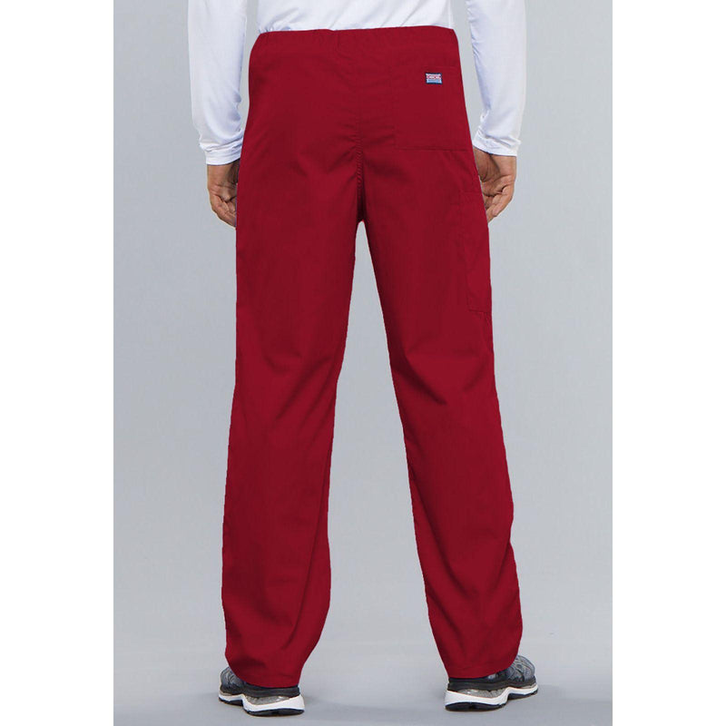 red - Unisex Drawstring Cargo Pant
