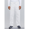 white - Unisex Drawstring Cargo Pant