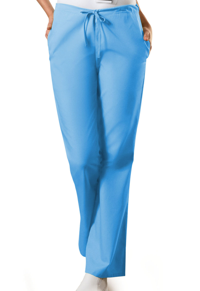 Blue Mist - Cherokee WW Originals Women Scrub Pants - Front View