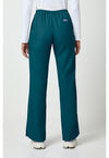 Caribbean Blue - Cherokee WW Originals Women Scrub Pants - Back View