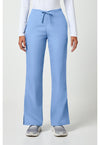 Ciel - Women's Natural Rise Flare Leg Drawstring Scrub Pants