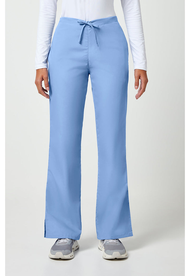 Ciel - Women's Natural Rise Flare Leg Drawstring Scrub Pants