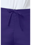 Grape - Women's Natural Rise Flare Leg Drawstring Scrub Pants – Regular (View 2)