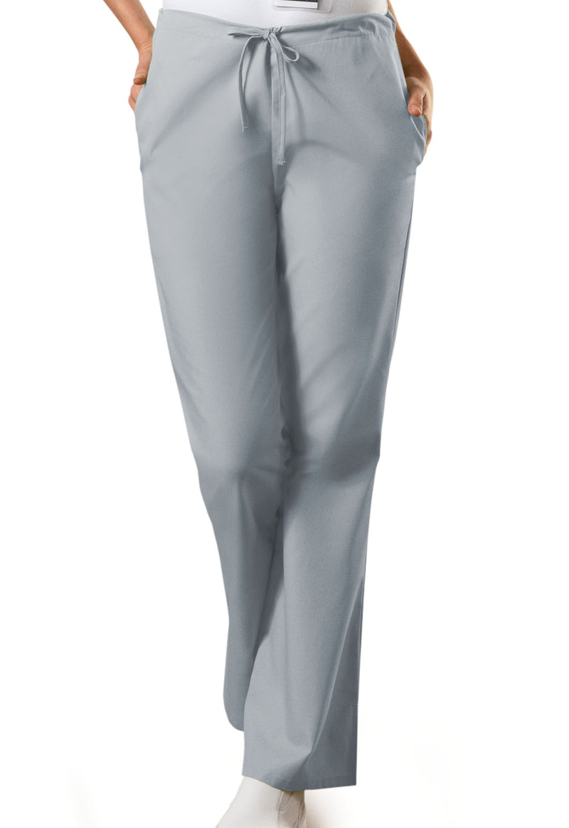 Grey - Cherokee WW Originals Women Scrub Pants - Front View