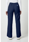 Navy - Cherokee WW Originals Women Scrub Pants - Back View