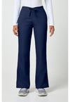 Navy - Cherokee WW Originals Women Scrub Pants - Front View
