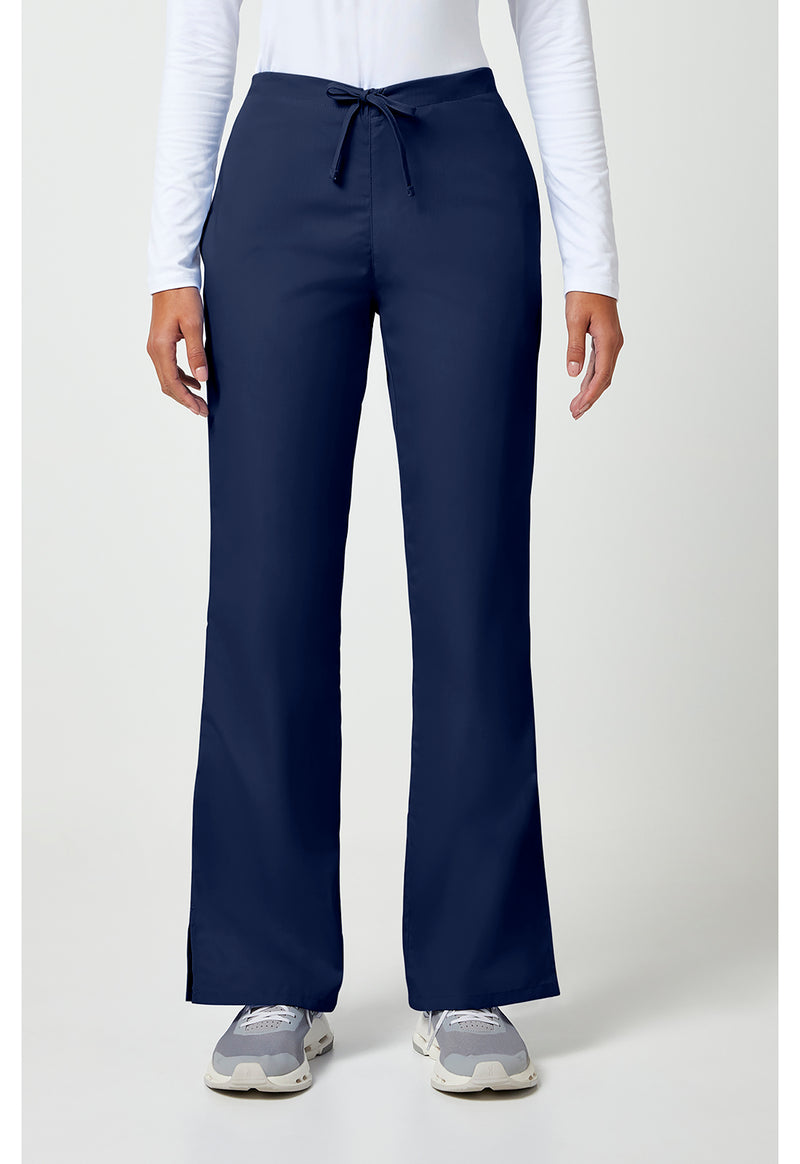 Navy - Cherokee WW Originals Women Scrub Pants - Front View