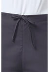 Pewter - Women's Natural Rise Flare Leg Drawstring Scrub Pants – Regular (View 2)