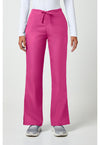 Shocking Pink - Cherokee WW Originals Women Scrub Pants - Front View