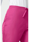Shocking Pink - Women's Natural Rise Flare Leg Drawstring Scrub Pants – Regular (View 3)