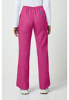 Shocking Pink - Cherokee WW Originals Women Scrub Pants - Back View