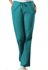 Teal Blue - Cherokee WW Originals Women Scrub Pants - Front View