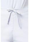 white - Natural Rise Flare Leg Drawstring Pant (View 2)