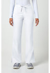 White - Cherokee WW Originals Women Scrub Pants - Front View
