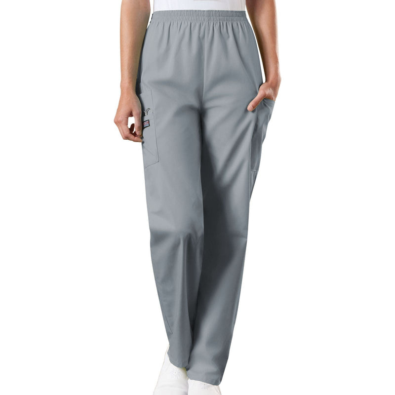 grey - Natural Rise Tapered Pull-On Cargo Pant