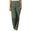 olive - Natural Rise Tapered Pull-On Cargo Pant