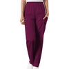 wine - Natural Rise Tapered Pull-On Cargo Pant