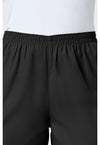 Black - Women's Natural Rise Tapered Pull-On Cargo Scrub Pants – Regular (View 2)
