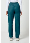 Caribbean Blue - Cherokee WW Originals Women Scrub Pants - Back View
