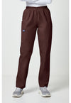 Chocolate - Cherokee WW Originals Women Scrub Pants - Front View