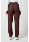 Chocolate - Cherokee WW Originals Women Scrub Pants - Back View