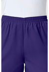 Grape - Women's Natural Rise Tapered Pull-On Cargo Scrub Pants – Regular (View 2)
