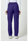 Grape - Cherokee WW Originals Women Scrub Pants - Back View