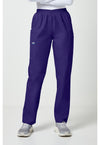 Grape - Cherokee WW Originals Women Scrub Pants - Front View