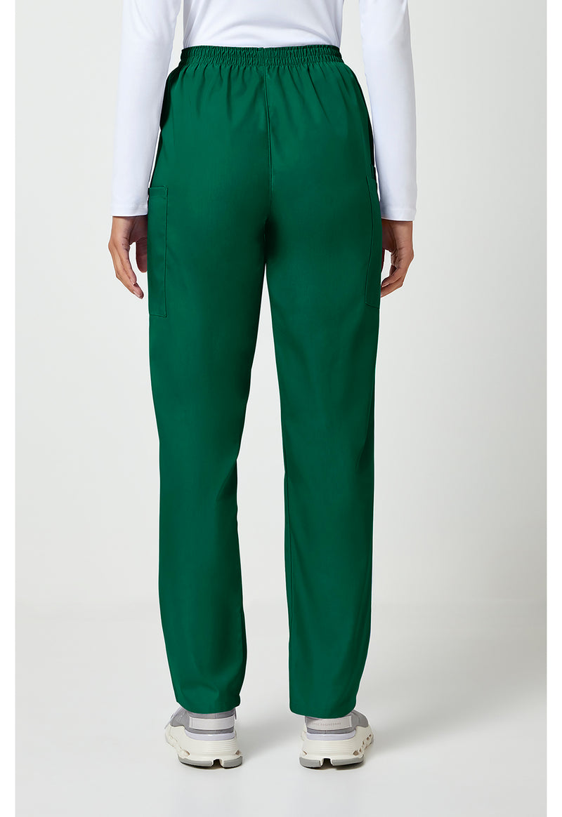 Hunter Green - Cherokee WW Originals Women Scrub Pants - Back View