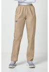 Khaki - Cherokee WW Originals Women Scrub Pants - Front View