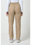 Khaki - Cherokee WW Originals Women Scrub Pants - Back View