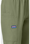olive - Natural Rise Tapered Pull-On Cargo Pant (View 3)