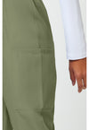 olive - Natural Rise Tapered Pull-On Cargo Pant (View 4)
