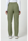 Olive - Cherokee WW Originals Women Scrub Pants - Back View