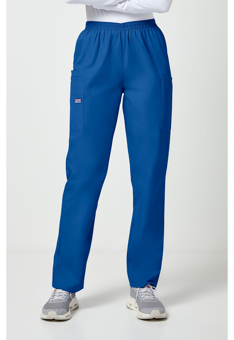 Royal - Cherokee WW Originals Women Scrub Pants - Front View