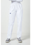 White - Cherokee WW Originals Women Scrub Pants - Front View