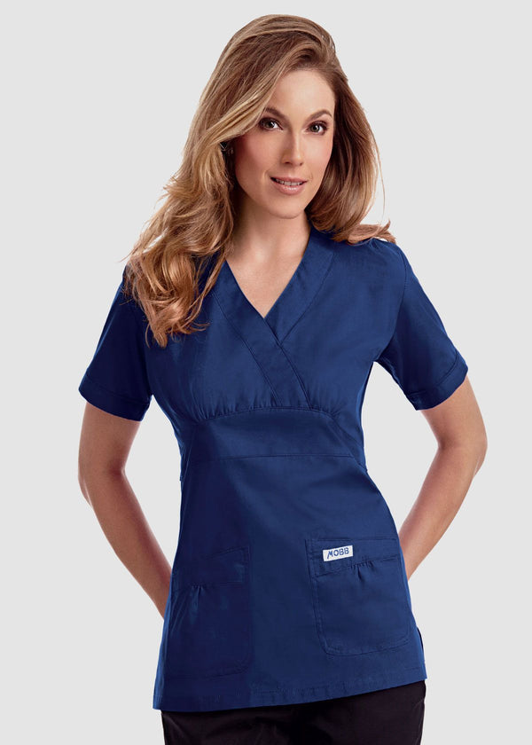 MOBB Empire Tie Back Scrub Top 420T