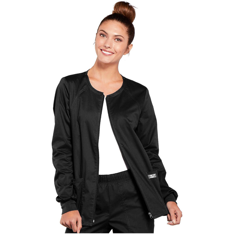 black - Zip Front Jacket