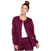 wine - Zip Front Jacket