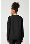 Black - Cherokee WW Originals Women Scrub Jacket - Back View