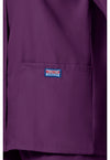 Eggplant - Women's Snap Front Warm-Up Scrub Jacket (View 4)