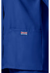 Galaxy Blue - Women's Snap Front Warm-Up Scrub Jacket (View 4)