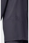 Pewter - Women's Snap Front Warm-Up Scrub Jacket (View 3)