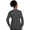 pewter - Snap Front Warm-Up Jacket