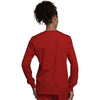 red - Snap Front Warm-Up Jacket