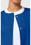 royal - Snap Front Warm-Up Jacket (View 2)