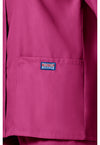 Shocking Pink - Women's Snap Front Warm-Up Scrub Jacket (View 4)