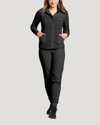 Veste de travail zippée à 3 poches pour femme